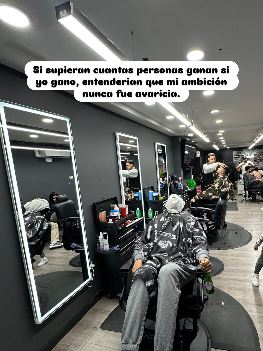 Inside Authentic Cutz Barbershop — modern Bronx barbershop interior